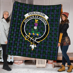 Ferguson of Balquhidder Tartan Crest Quilt