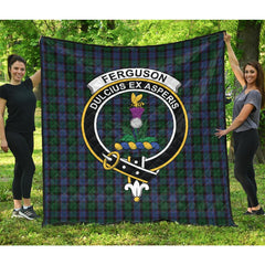 Ferguson of Balquhidder Tartan Crest Quilt