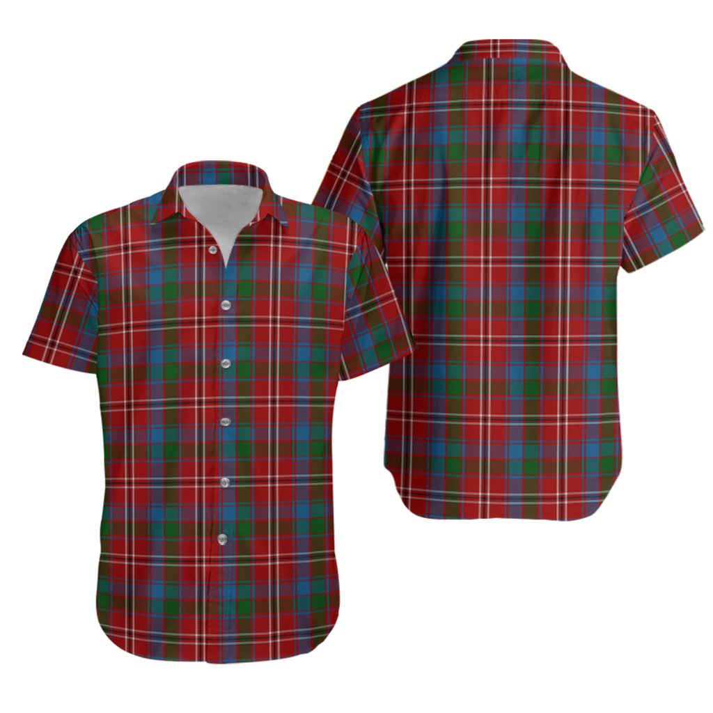 Fitzgerald Red Tartan Hawaiian Shirt