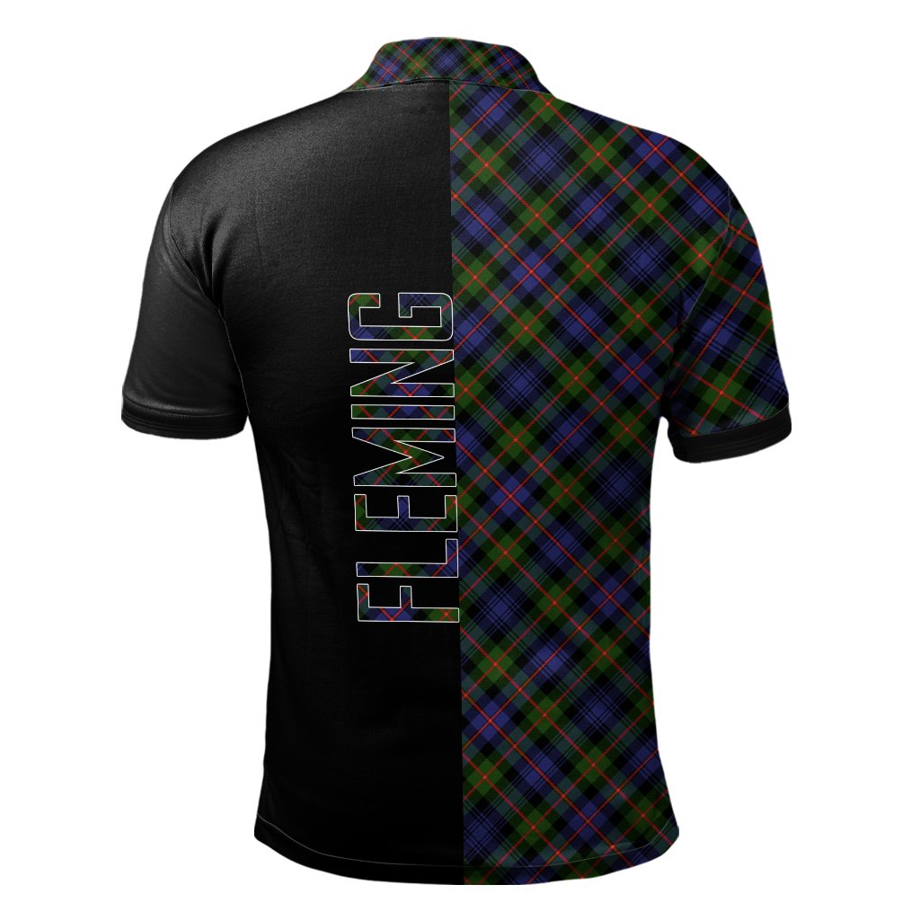 Fleming Tartan Polo Shirt Half of Me - Cross Style