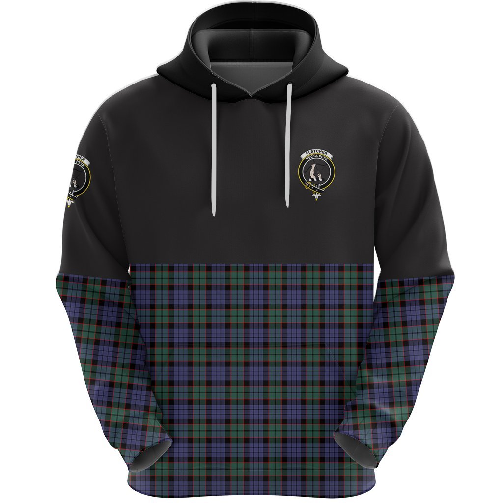 Fletcher Modern Clan Half Of Tartan Hoodie