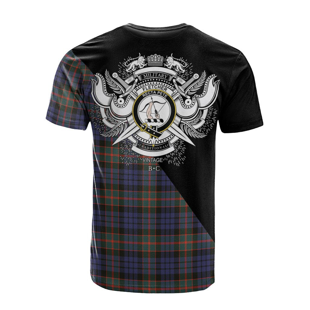 Fletcher of Dunans Tartan - Military T-Shirt