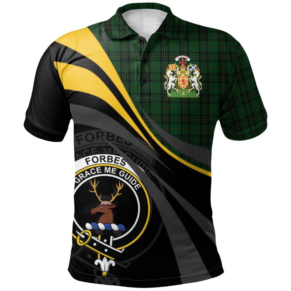 Forbes - 1842 Tartan Polo Shirt - Royal Coat Of Arms Style