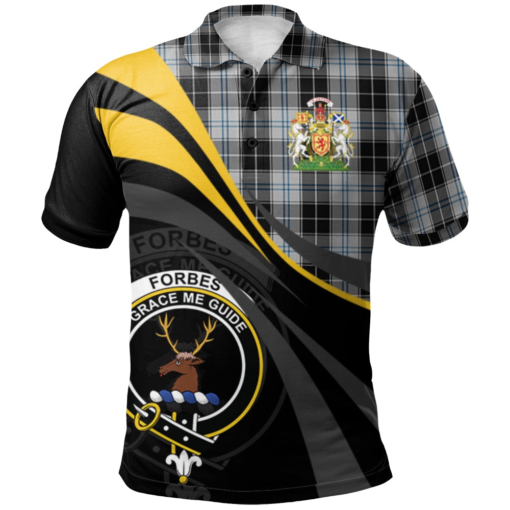 Forbes Dress Originaux Tartan Polo Shirt - Royal Coat Of Arms Style