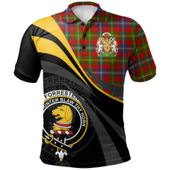 Forrester Tartan Polo Shirt - Royal Coat Of Arms Style