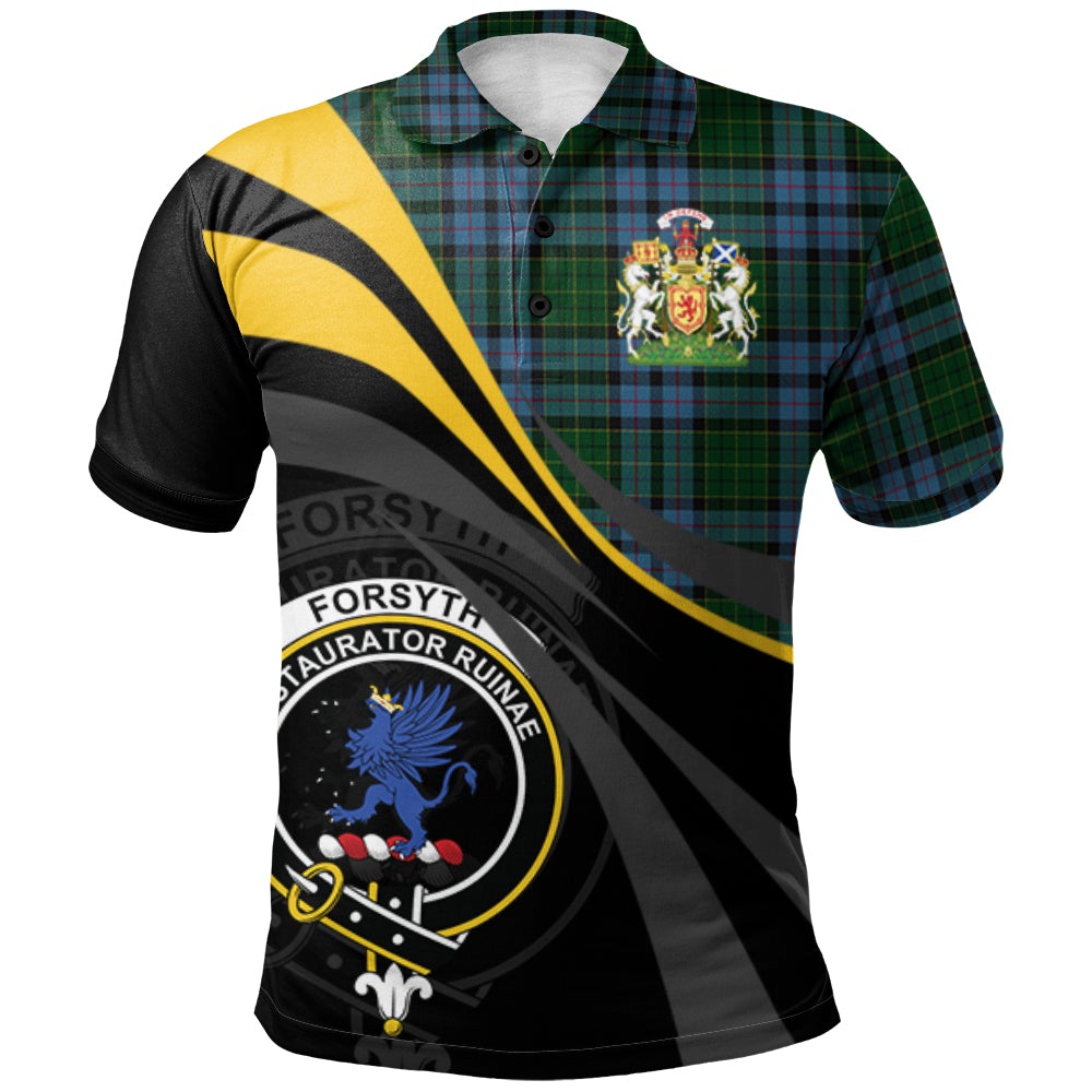 Forsyth 01 Tartan Polo Shirt - Royal Coat Of Arms Style