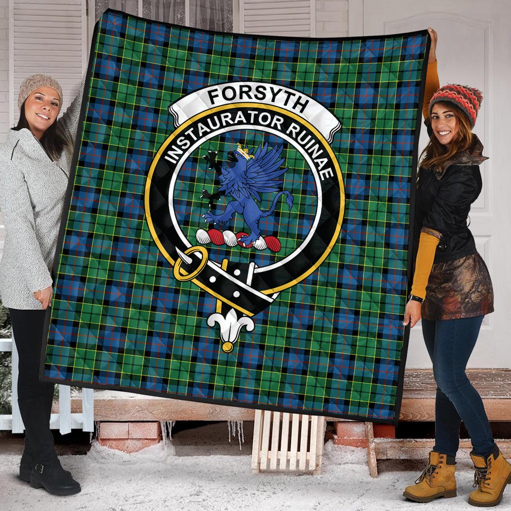 Forsyth Ancient Tartan Crest Quilt
