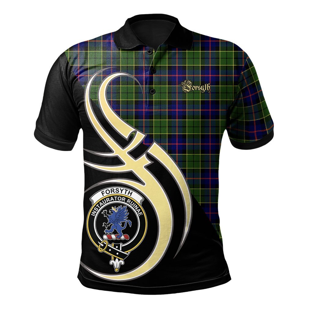 Forsyth Modern Tartan Polo Shirt - Believe In Me Style