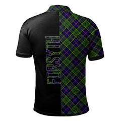 Forsyth Modern Tartan Polo Shirt Half of Me - Cross Style