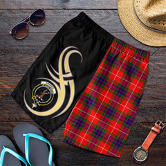 Fraser Modern Tartan Crest Men's Short PM8