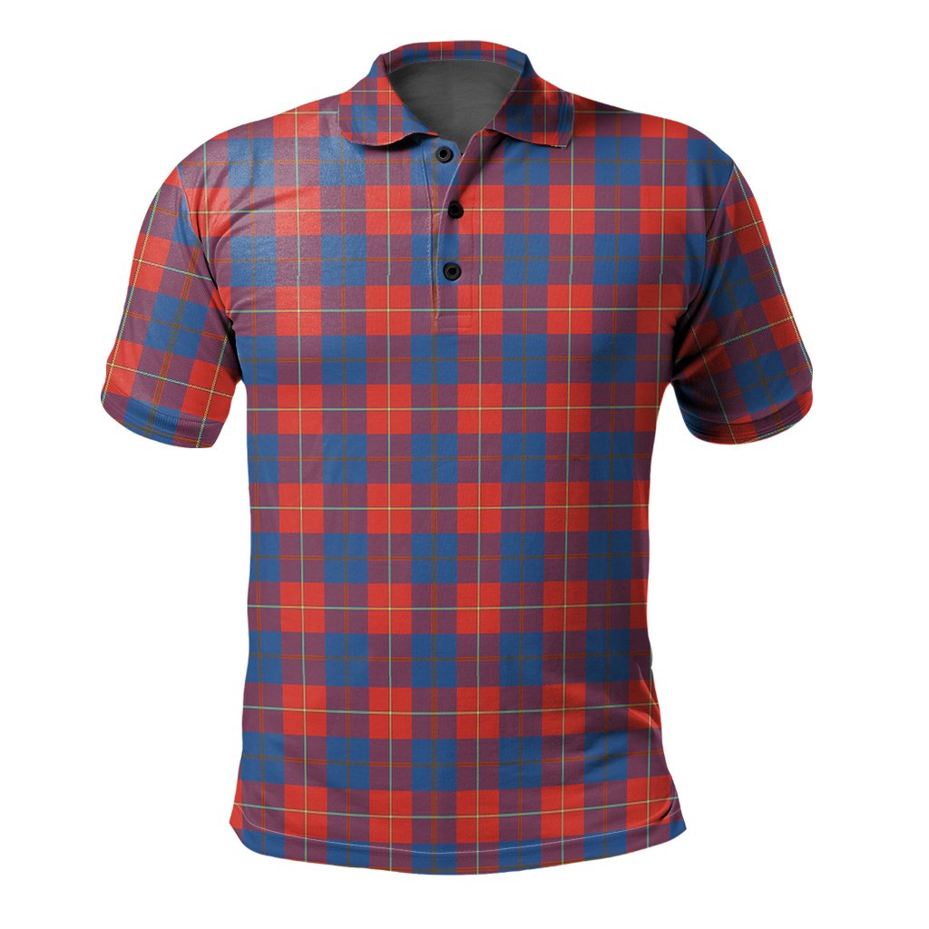 Galloway Red Tartan Polo Shirt