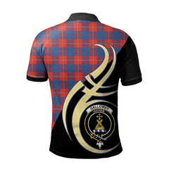 Galloway Red Tartan Polo Shirt - Believe In Me Style