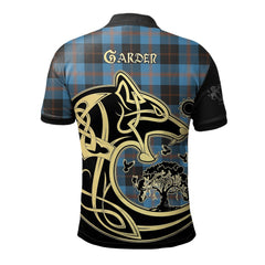 Garden Tartan Polo Shirt Viking Wolf
