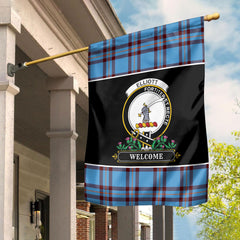 Elliott Ancient Tartan Crest Garden Flag - Welcome Style