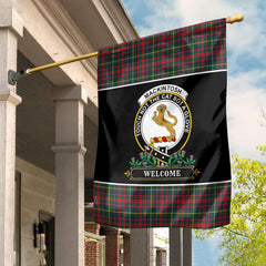 MacKintosh Hunting Modern Tartan Crest Garden Flag - Welcome Style
