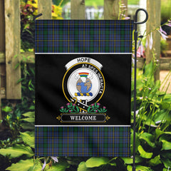 Hope Tartan Crest Garden Flag - Welcome Style