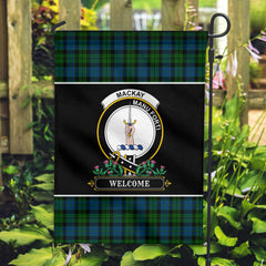 MacKay Modern Tartan Crest Garden Flag - Welcome Style