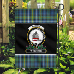 MacNeill of Barra Ancient Tartan Crest Garden Flag - Welcome Style