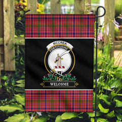 McCrea Tartan Crest Garden Flag - Welcome Style