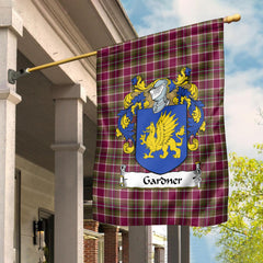 Gardner Tartan Crest Garden Flag