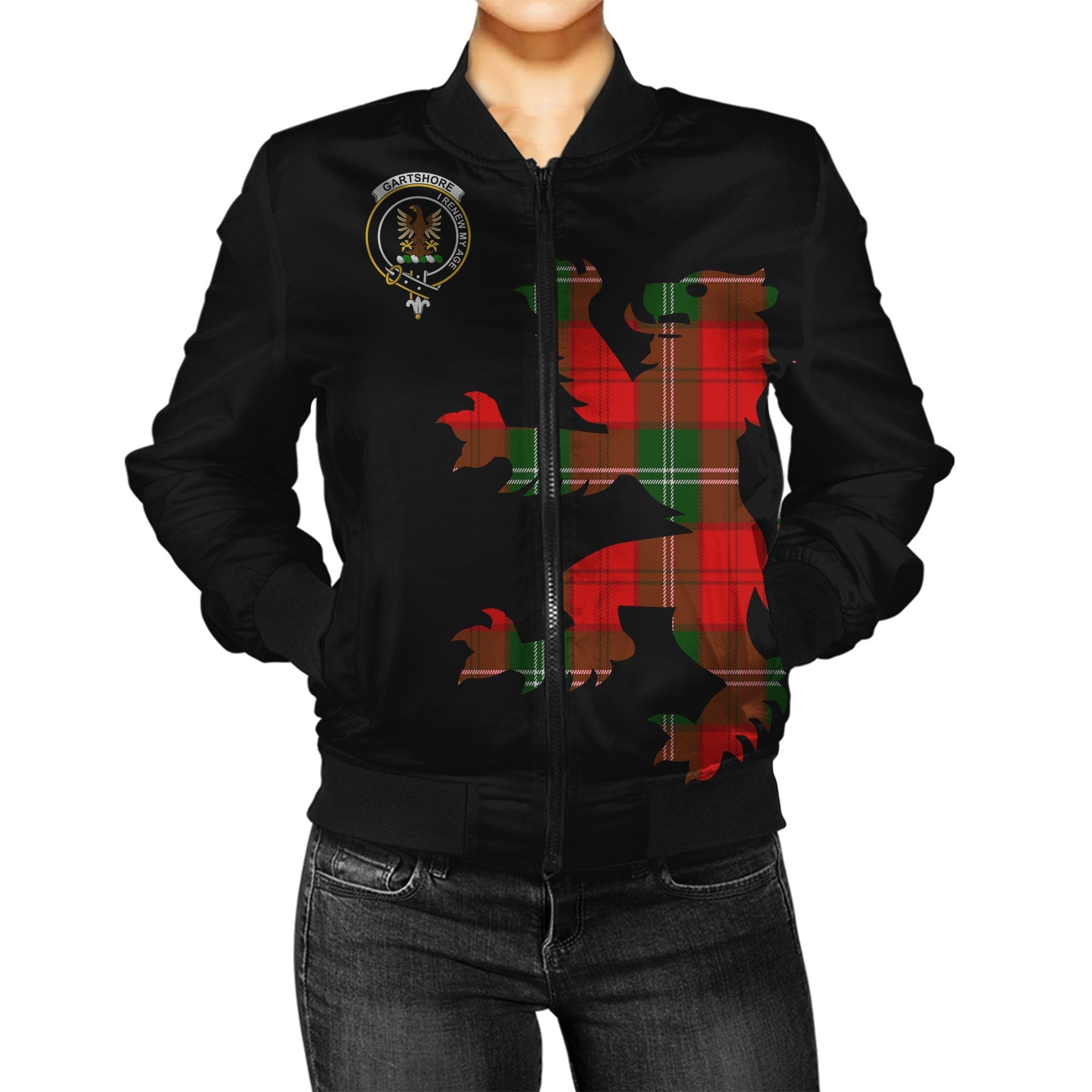 Gartshore Tartan Bomber Jacket Lion & Thistle