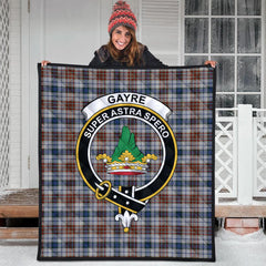 Gayre Arisaidh Tartan Crest Quilt