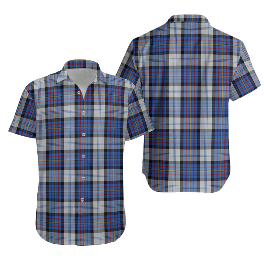 Gillies Dress Blue Tartan Hawaiian Shirt