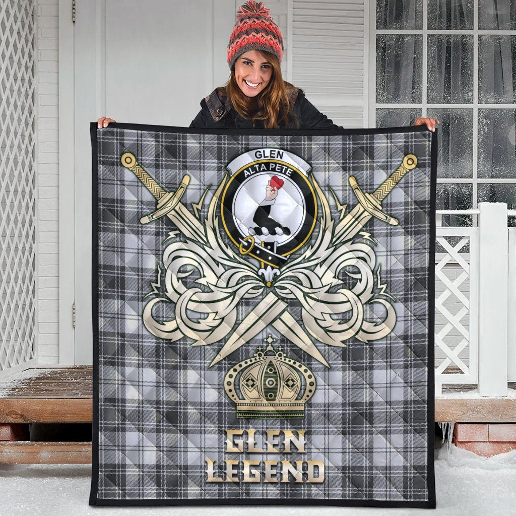 Glen Tartan Crest Legend Gold Royal Premium Quilt