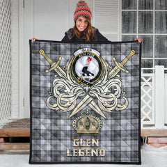 Glen Tartan Crest Legend Gold Royal Premium Quilt