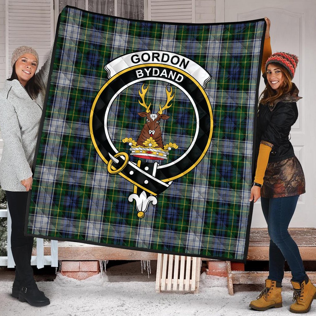 Gordon Dress Tartan Crest Quilt
