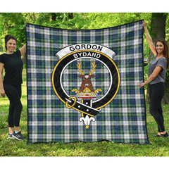 Gordon Dress Ancient Tartan Crest Quilt