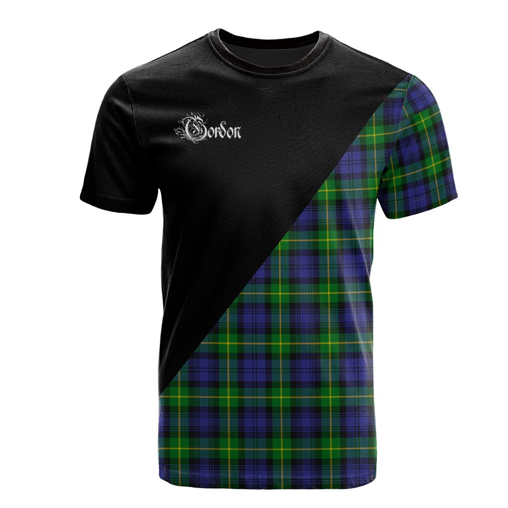 Gordon Modern Tartan - Military T-Shirt