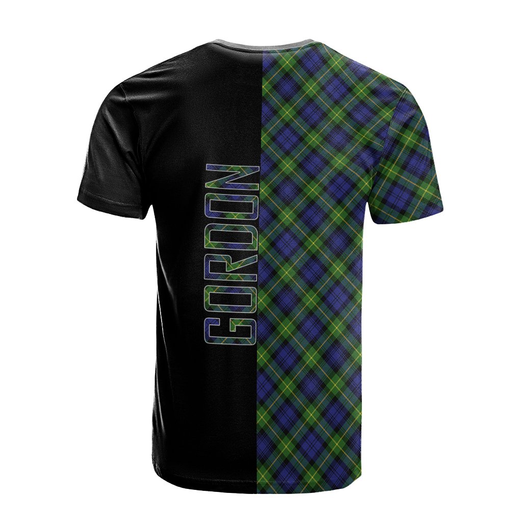 Gordon Modern Tartan T-Shirt Half of Me - Cross Style