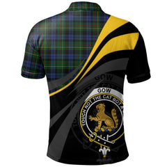 Gow Hunting 02 Tartan Polo Shirt - Royal Coat Of Arms Style