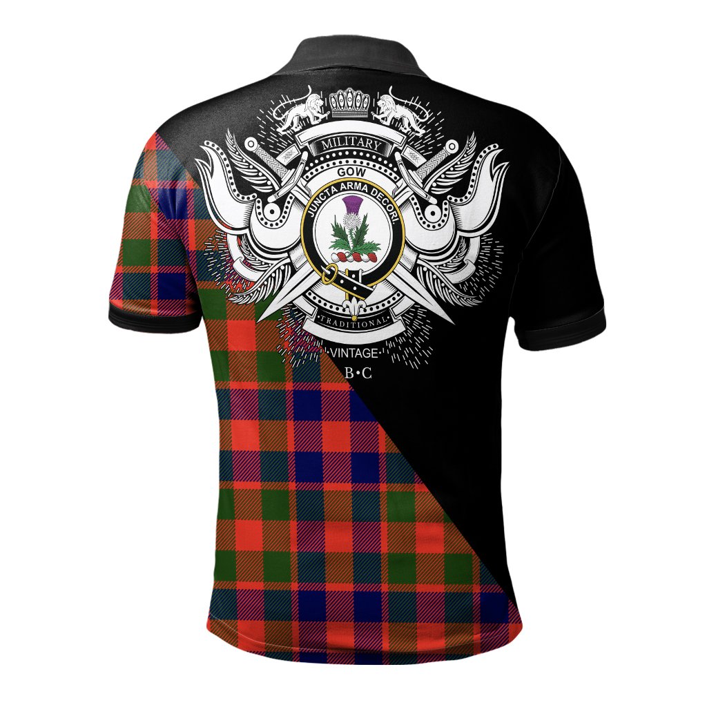Gow of Skeoch Clan - Military Polo Shirt