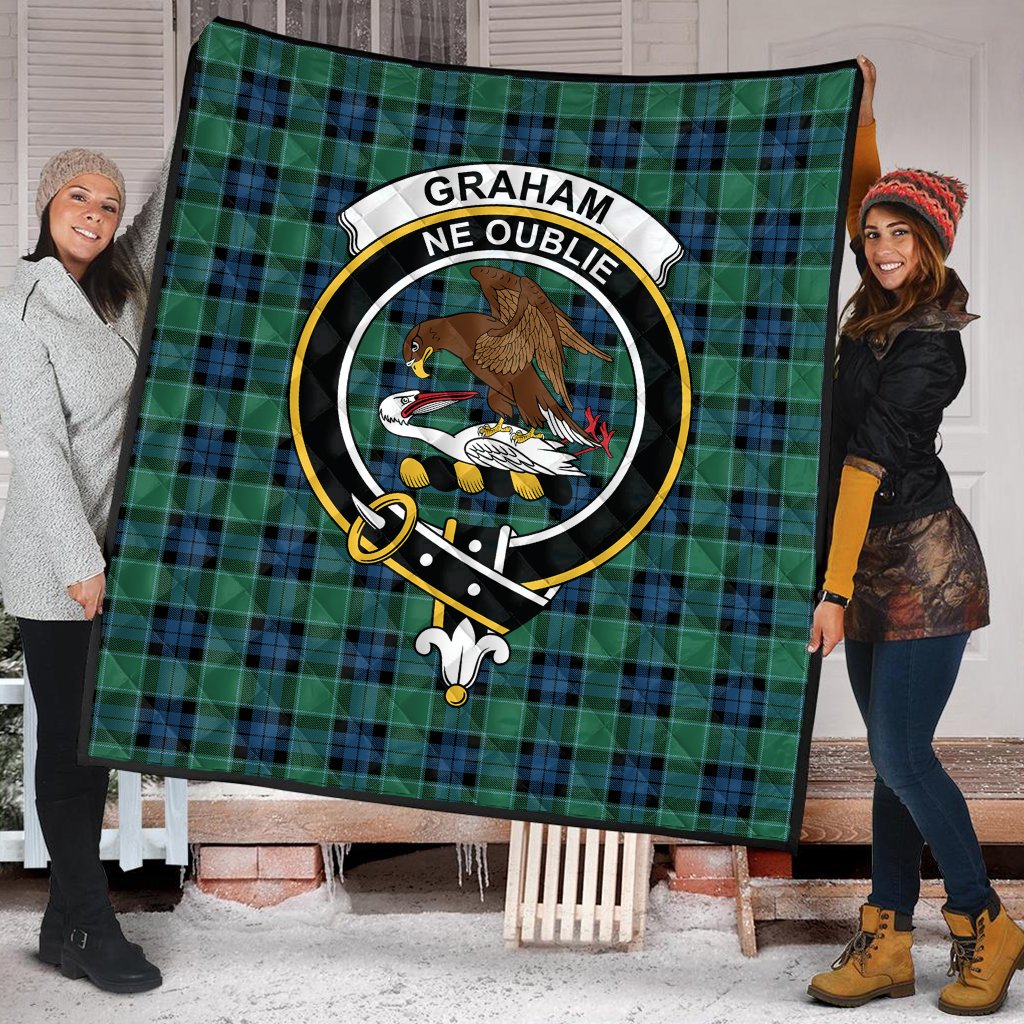 Graham of Menteith Ancient Tartan Crest Quilt