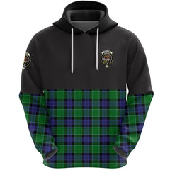 Graham of Menteith Modern Clan Half Of Tartan Hoodie