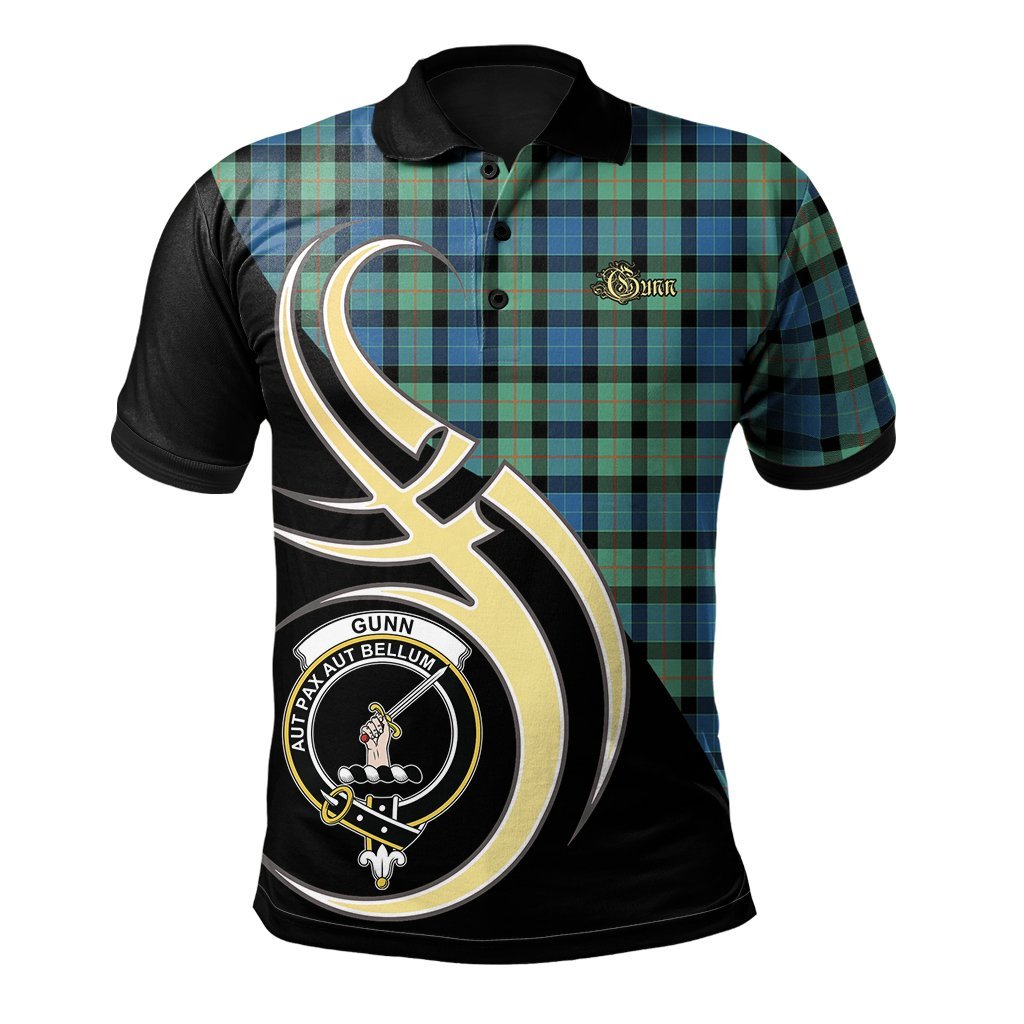Gunn Ancient Tartan Polo Shirt - Believe In Me Style