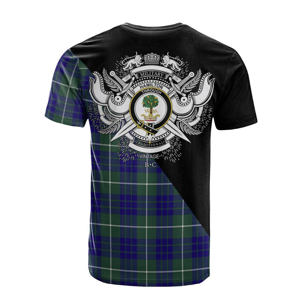 Hamilton Hunting Modern Tartan - Military T-Shirt