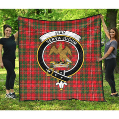 Hay Modern Tartan Crest Quilt