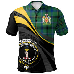 Henderson Ancient Tartan Polo Shirt - Royal Coat Of Arms Style