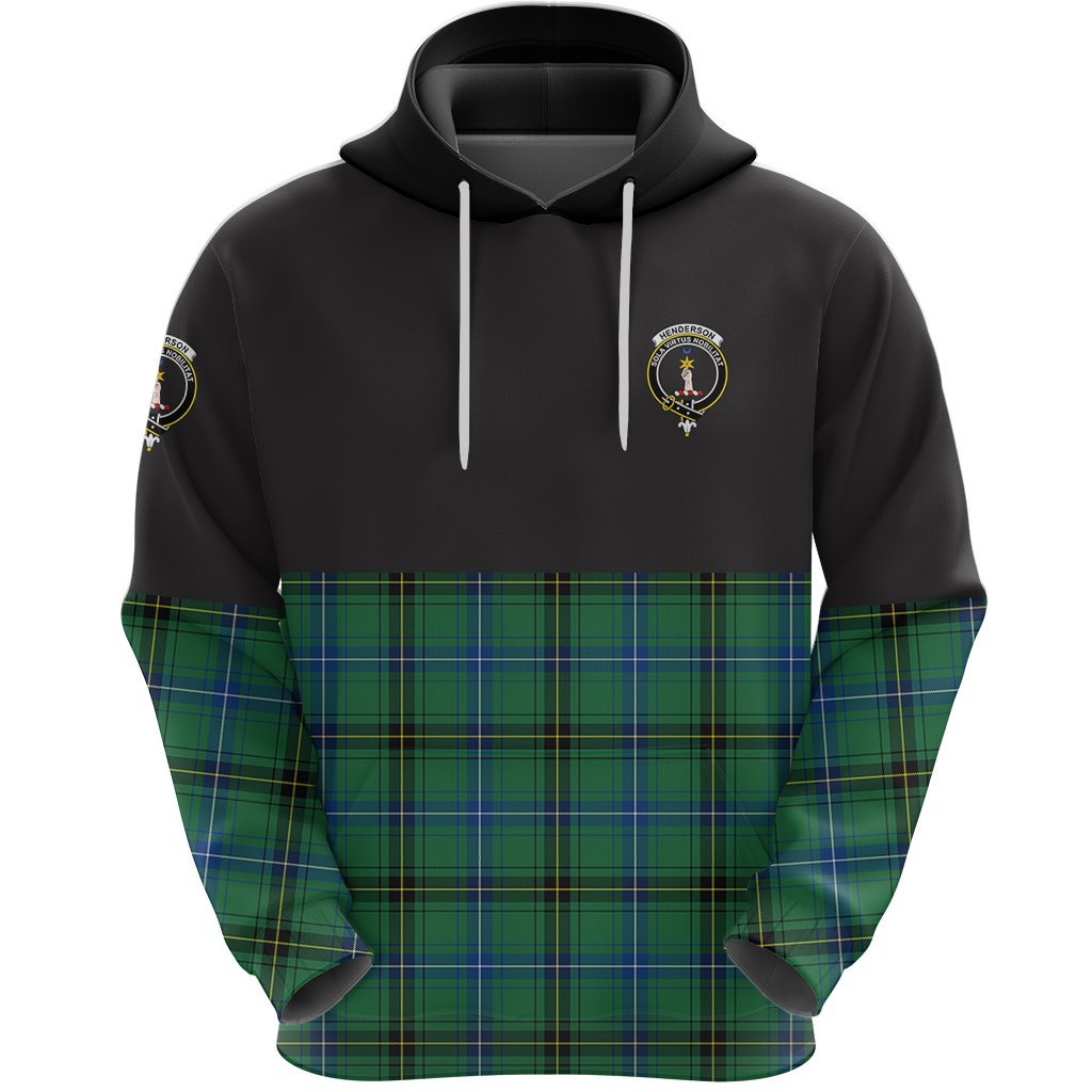 Henderson Ancient Clan Half Of Tartan Hoodie