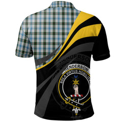 Henderson Dress Tartan Polo Shirt - Royal Coat Of Arms Style