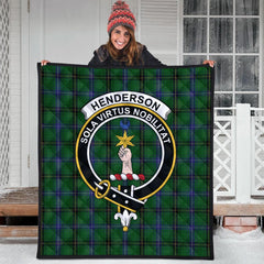 Henderson (Mackendrick) Family Ancient Tartan Crest Quilt