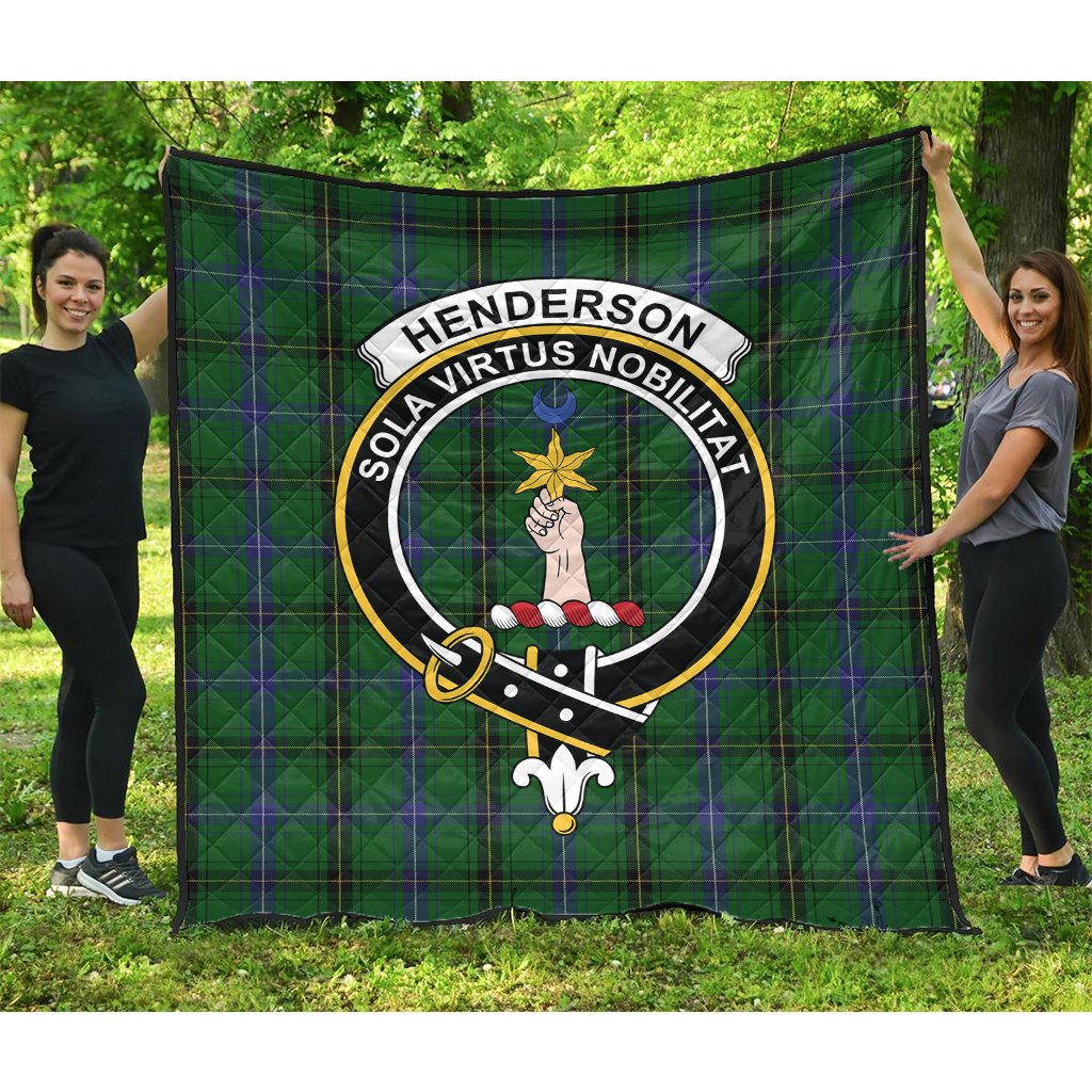 Henderson (Mackendrick) Family Ancient Tartan Crest Quilt