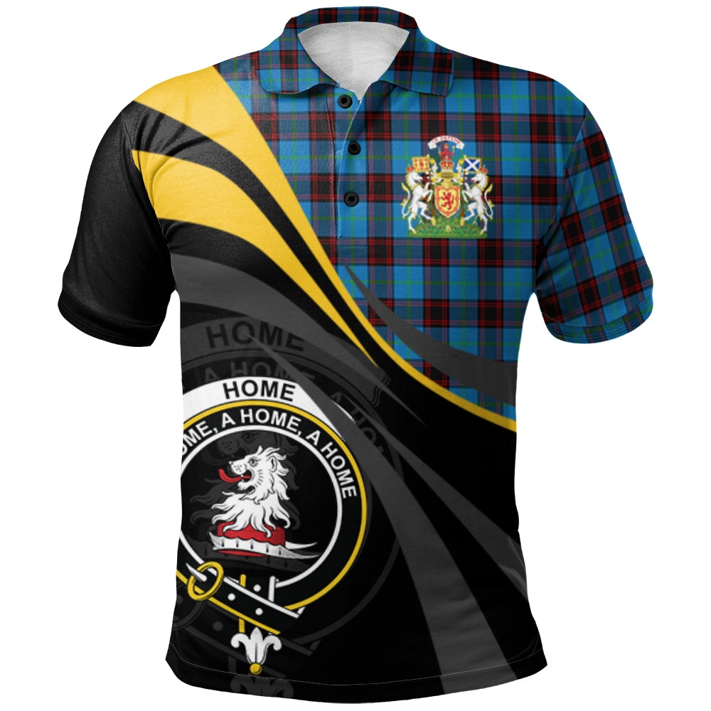 Home Ancient Tartan Polo Shirt - Royal Coat Of Arms Style