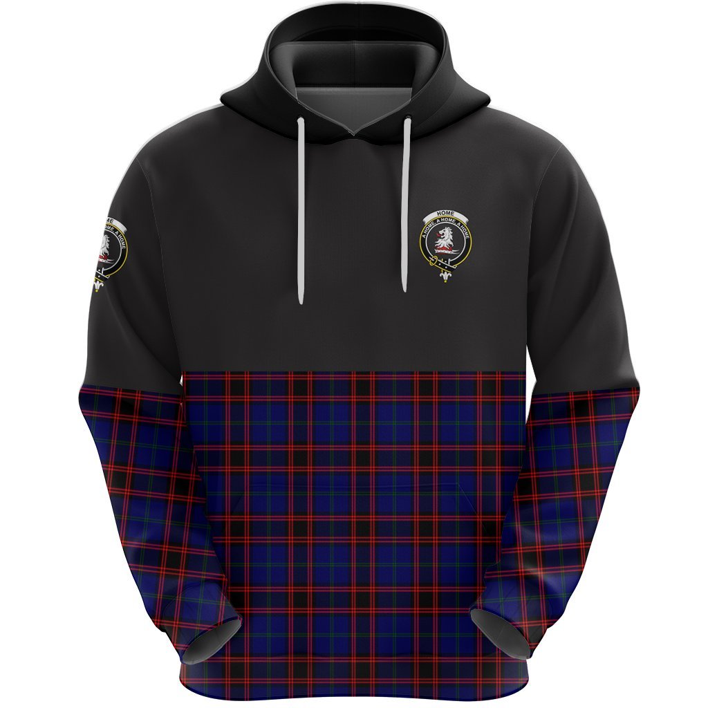 Home Modern Clan Half Of Tartan Hoodie