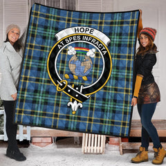 Hope Tartan Crest Quilt