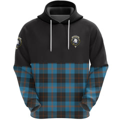 Horsburgh Clan Half Of Tartan Hoodie