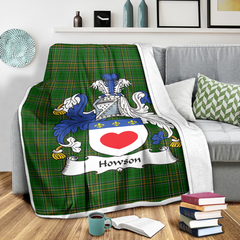 Howson Ireland Tartan Coat Of Arms Blankets